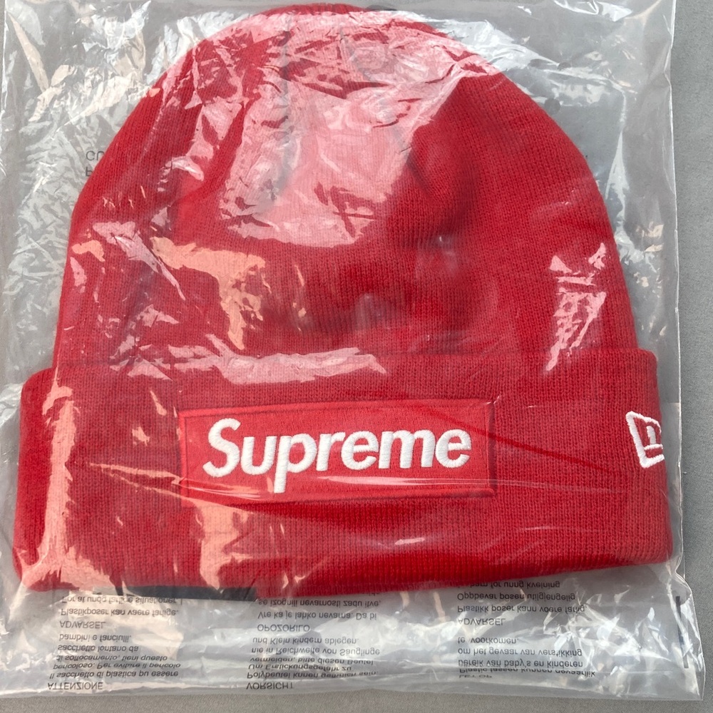 Supreme Bold Red Knit Cap